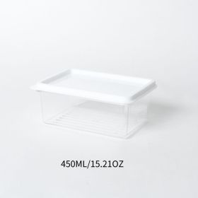 1pc Transparent Container; Refrigerator Fruit Storage Box; Food Sealed Box; Freezer Box; Storage Box; Kitchen Supplies