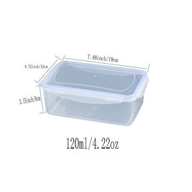 1/4pcs Multi-functional Airtight Plastic Storage Box; Refrigerator Storage Bowl; Microwave Heating Lunch Box; Food Storage Box; Airtight Box