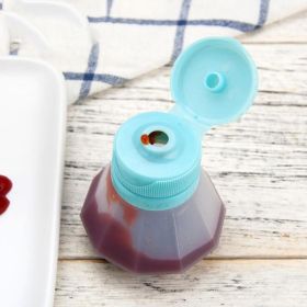 Mini Portable Bottle Dispenser Silicone Leak Proof Squeezable Salad Dressing Mayo Ketchup Mustard Hot Sauce Bottle Kitchen Tool