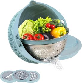 4-1 Colander with Mixing Bowl Set - Fruit Washing Bowls