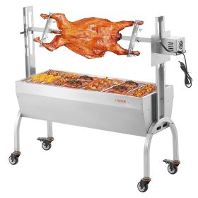 Roaster Spit Rotisserie BBQ Grill Pig Lamb Chicken Roaster 52W 198LBS