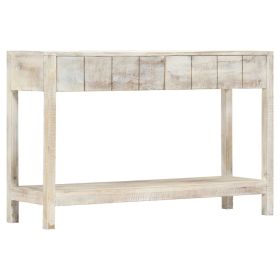vidaXL Console Table 120x35x75 cm Solid Mango Wood