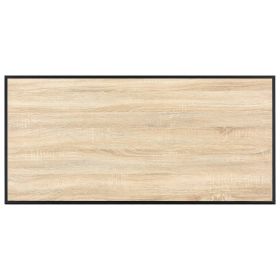 vidaXL Dining Table Oak 120x60x75 cm MDF